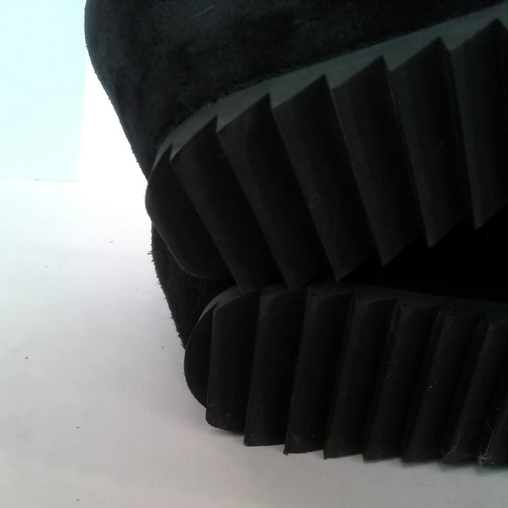 Pedro Garcia black suede leather wedge  boo